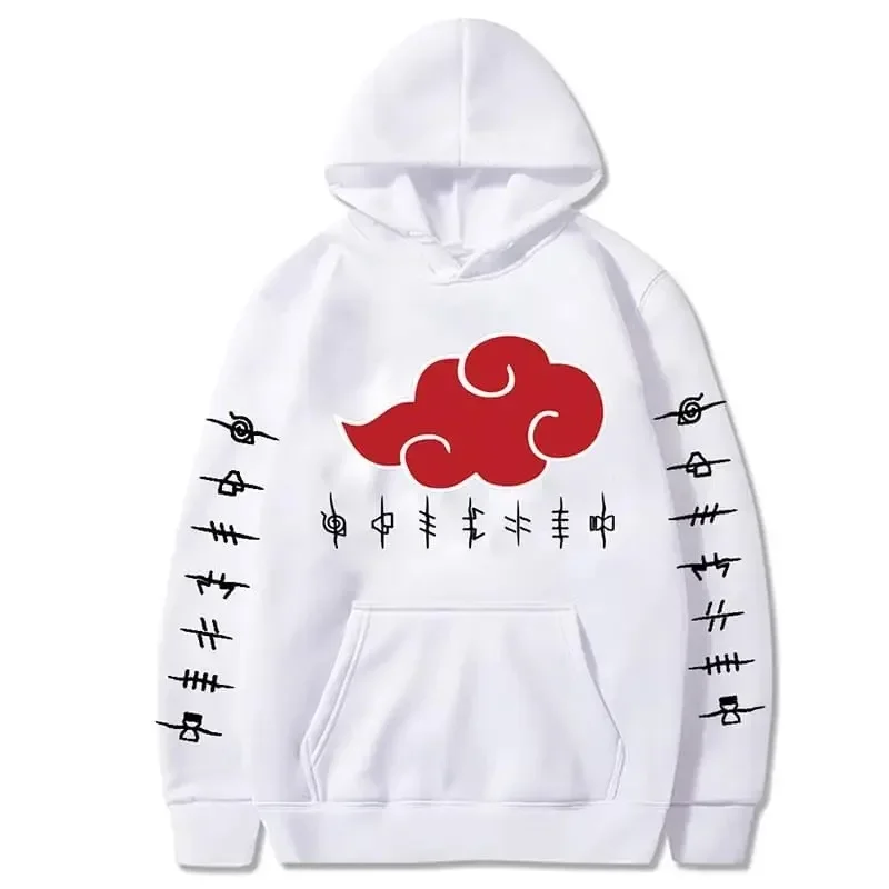 Naruto Uchiha Itachi Hoodie, Unisex Anime Pullover mit Front-, Rücken- und Ärmelprint, lässiger Streetwear-Sweatshirt mit langen Ärmeln – Detail 14
