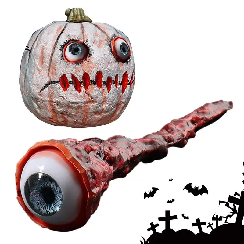 

Bloody Eyeballs Halloween Realistic Eyeball Horror Props Artificial Eyeball Funny Bloodshot Eyes Halloween Party Prank Prop