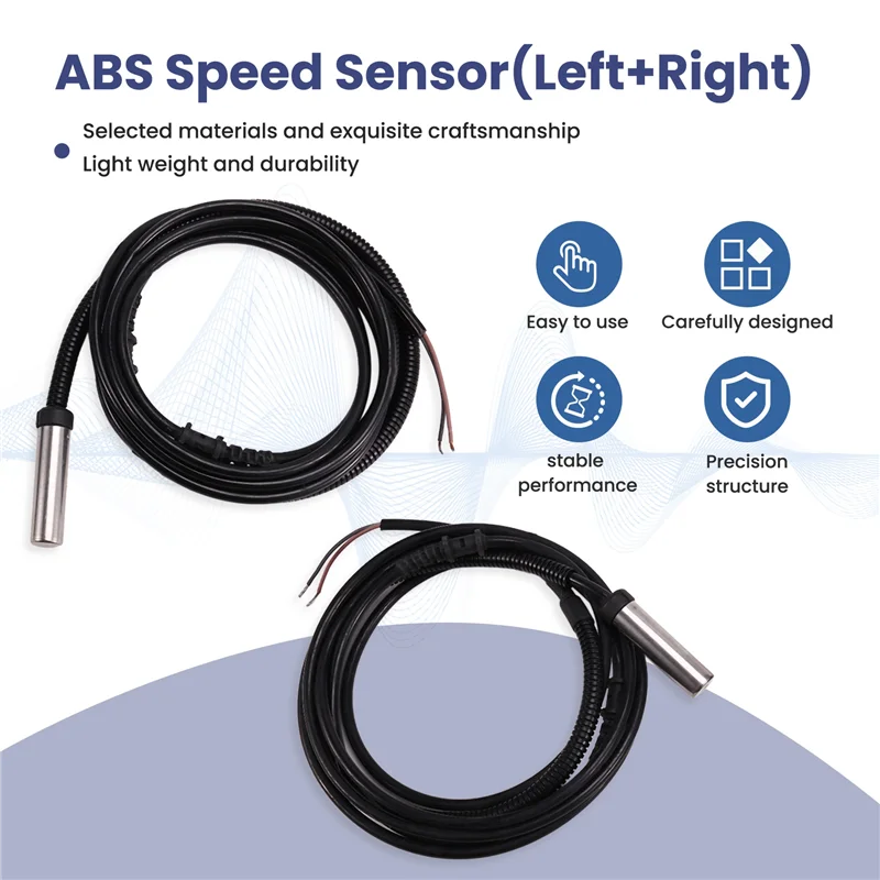 Strict Car Left &Right Rear ABS Speed Sensor For Mercedes Benz G Wagon G Class 2002-2018 A4635401317 A4635401217
