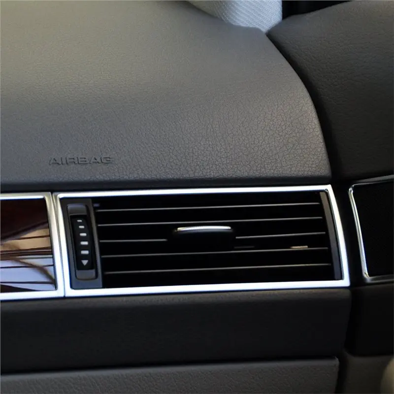 Center Console Side Air Vent Grille For A6L 2006-2021 Dash Vents Louver Accessories Part Numbers 4F0820901D 4F0820902D-T48C