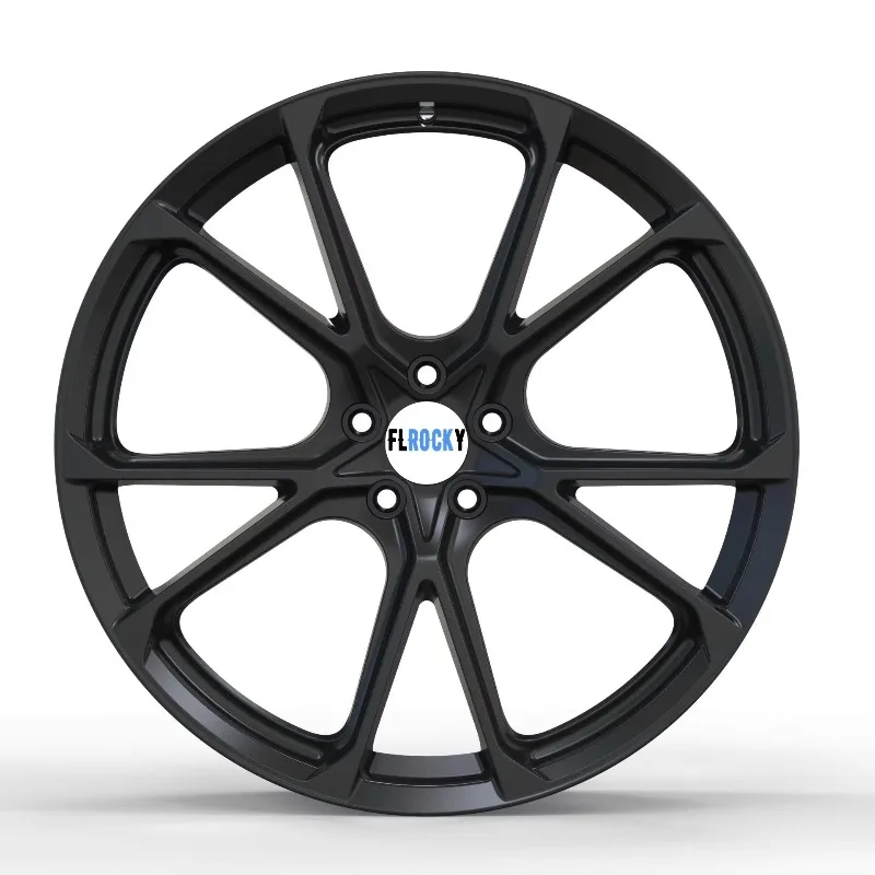 Custom Forged Alloy Wheel Rims 17 18 19 20 Inch Black Finish Private Label Lightweight Performance Car Wheel Hub