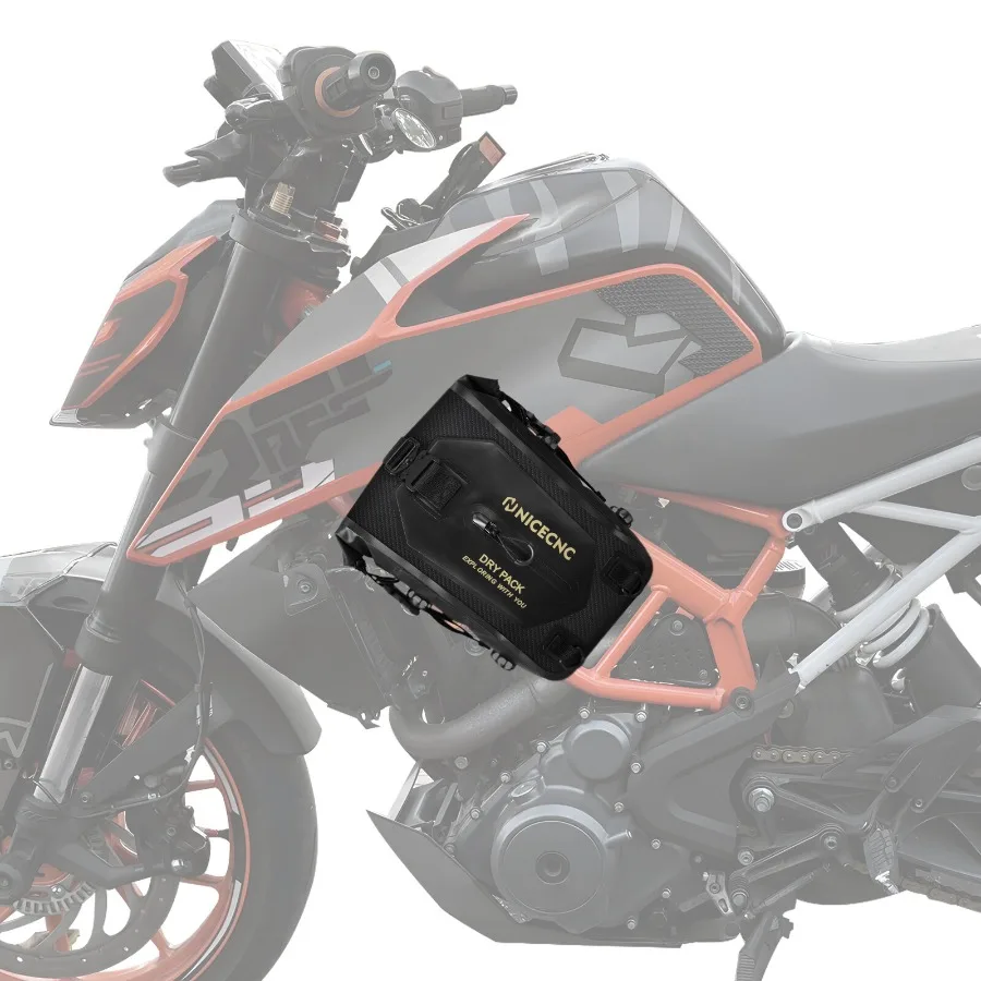 

Сумка для боковой рамы мотоцикла, водонепроницаемый органайзер для инструментов для ремонта бампера для повышенной защиты и удобного хранения