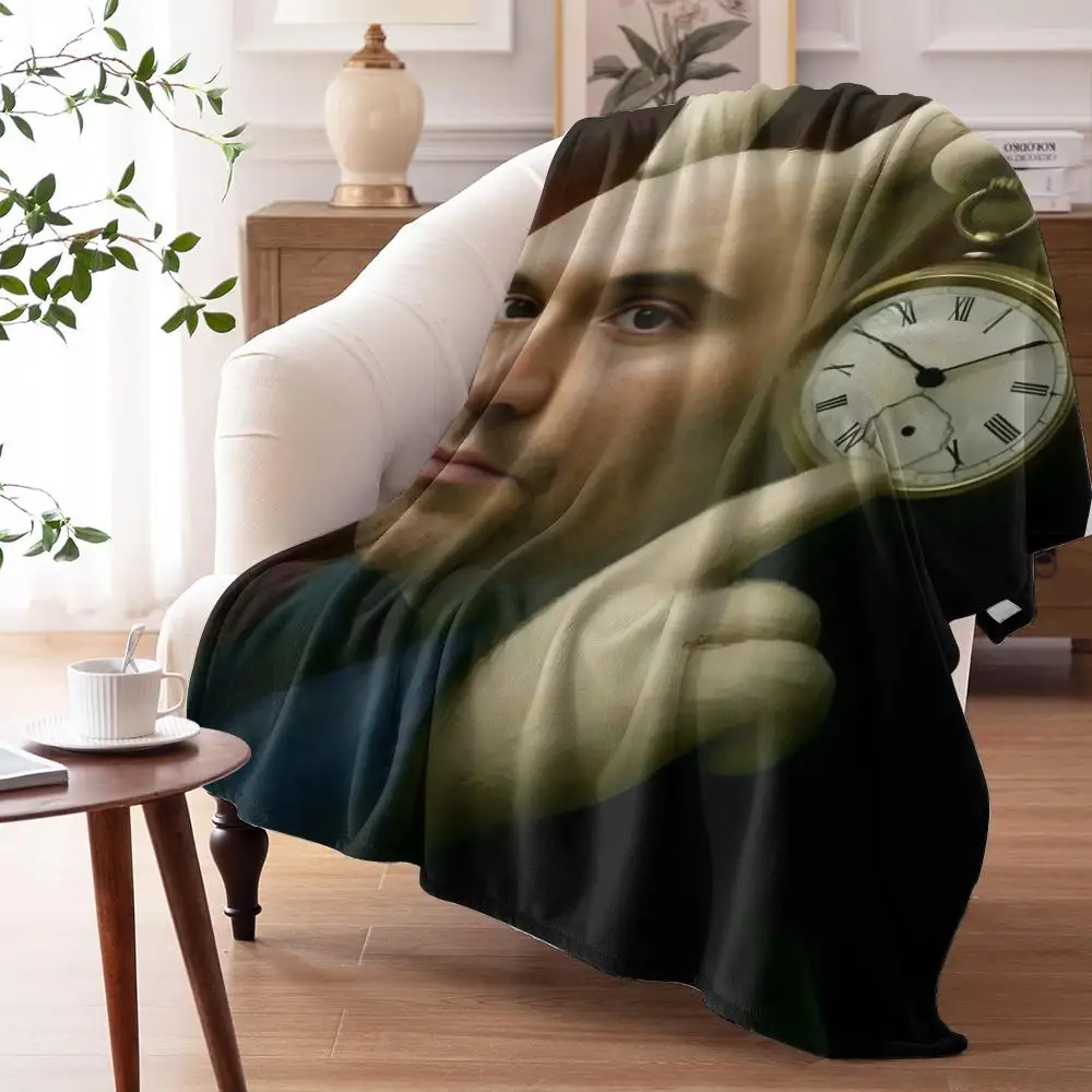 Famous C-charlie Kirk Throw 240G Lightweight Throw Blanket Soft Cozy Fleece Blanket for Sofa Bed Home Decor