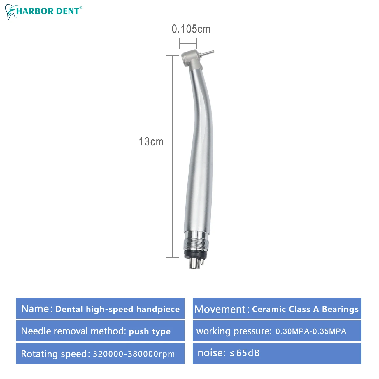 Dental Small Head High Speed Handpiece Double LED Mini Head for Dental Lab Kids Children Hand Piece Push Button Dentistry Tools