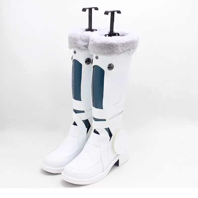 Gioco Derby Oguri Cap Scarpe Cosplay Stivali alti unisex in pelle PU per la festa di carnevale di Halloween Natale