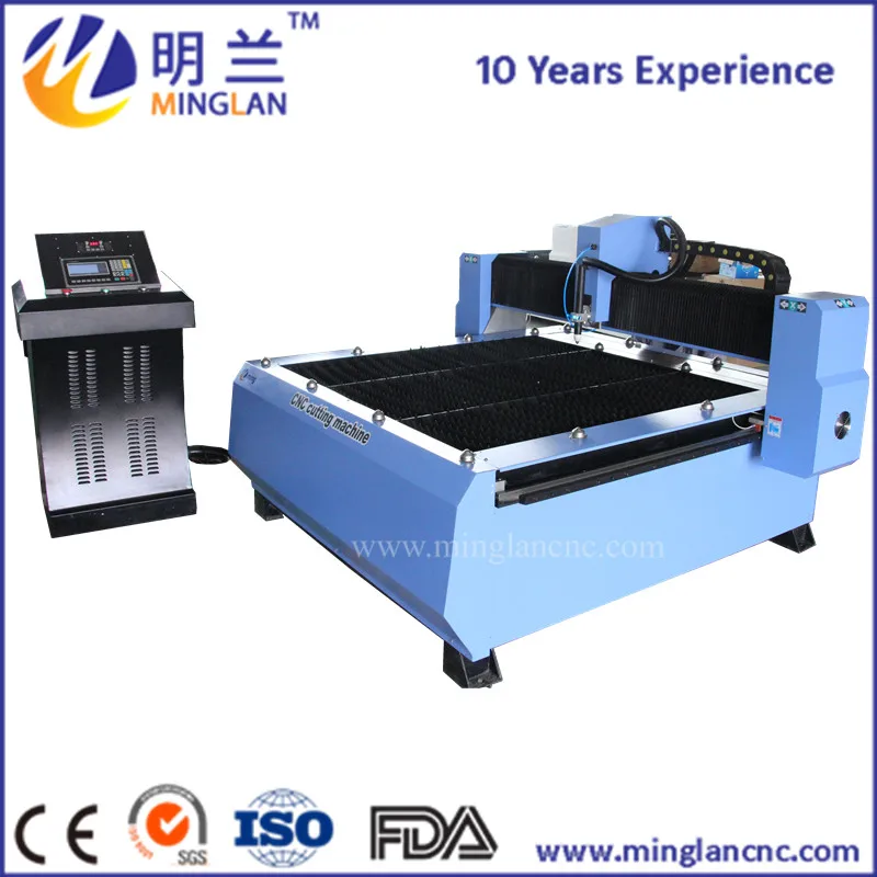 1325 1530 2030 Cnc Plasma Cutting Machine With Water Sank 63A-0.5-5mm 120A-3-12mm 200A-3-25mm Sheet Metal Cutting Machine