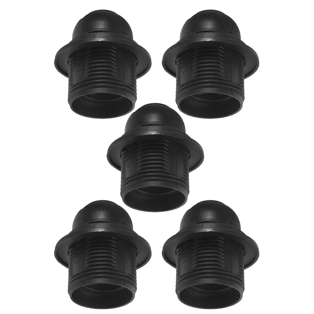 

5 Pcs Flame Retardant Lamp Holder Light Fixture Base Ceiling Lamps Socket Bulb PE