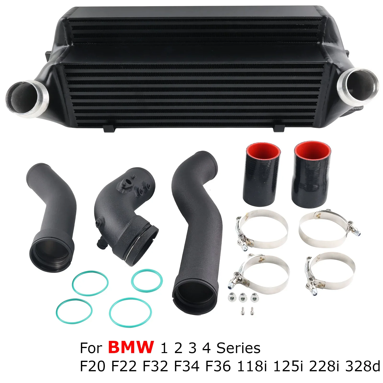 

Высококачественный черный сменный интеркулер EVO II для BMW серии 1/2/3/4 F20/F22/F32/F34/F36 (118i/125i/228i/328d)