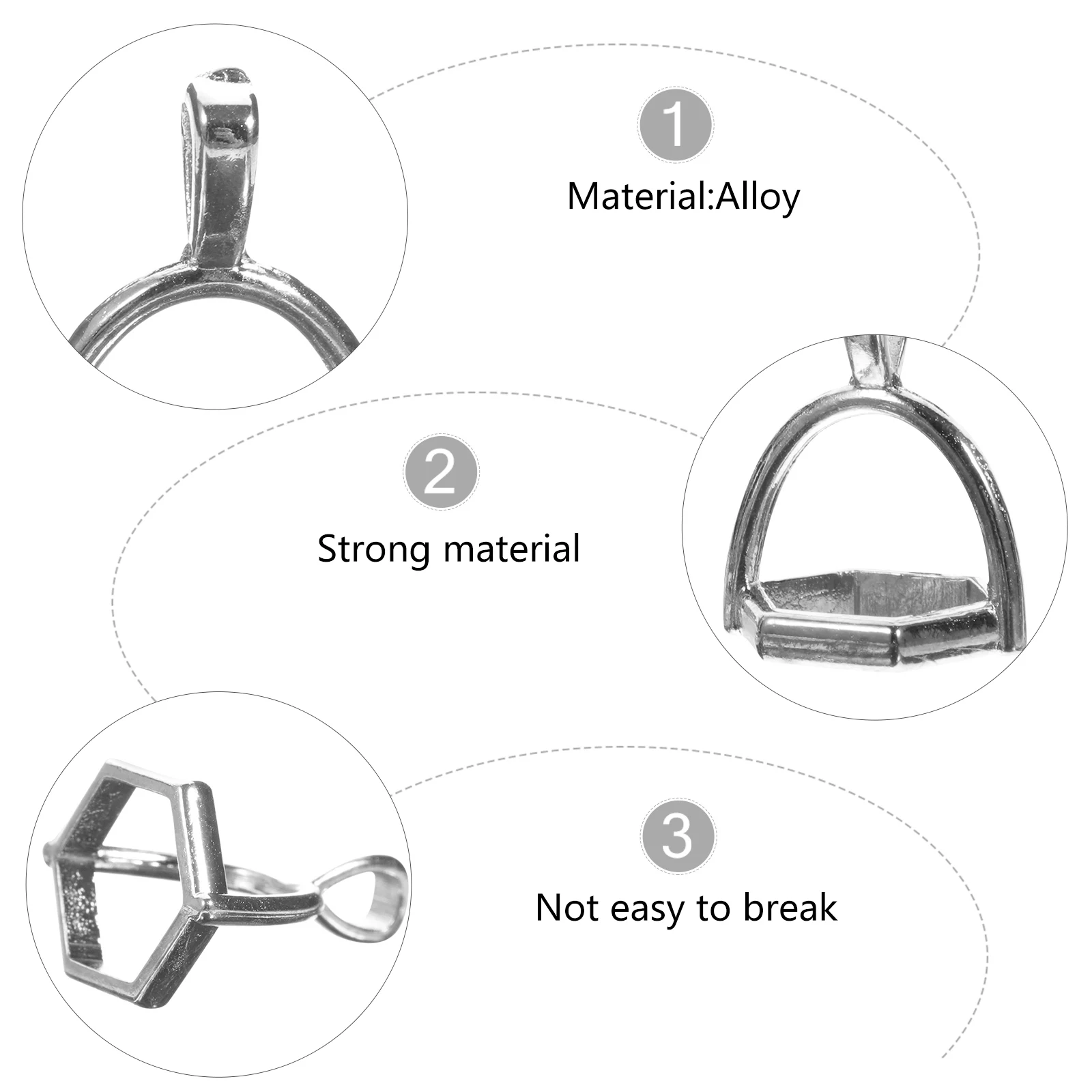 

Hexagon Pendant Connector Alloy Charms for DIY Jewelry Metal Earring Necklace Bracelet Keychain Accessories Hexagon Shaped Retro