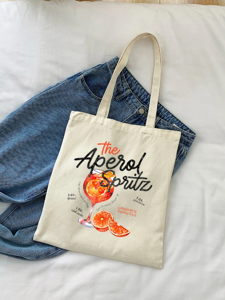 Borsa a tracolla in tela con motivo Vintage da 1 pezzo borsa a tracolla in tela per il viaggio quotidiano borsa per la spesa riutilizzabile da donna