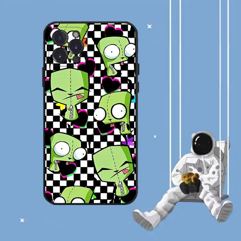 Invader Zim Phone Case For iPhone 8 7 6 6S Plus X SE 2020 XR XS 14 11 12 13 Mini Pro Max Mobile Case