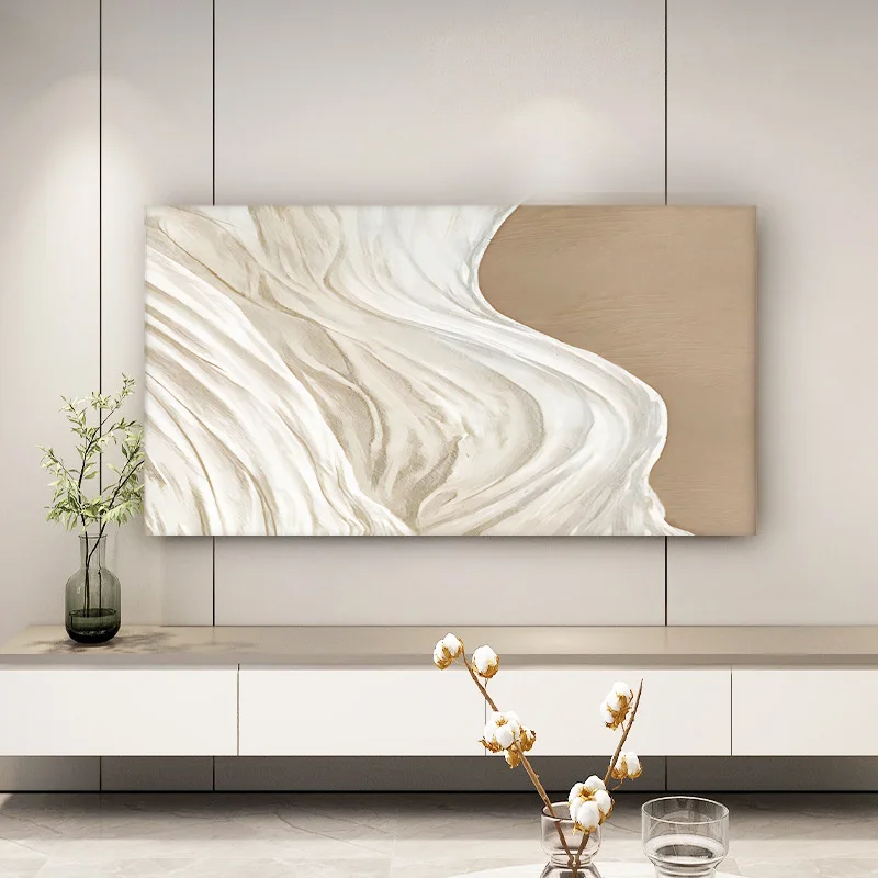 2025 TV Cover Printing Elastic Force Television Hood TV Dust Cover Cloth 32-75 Inch Fashion Simple and Modern Style