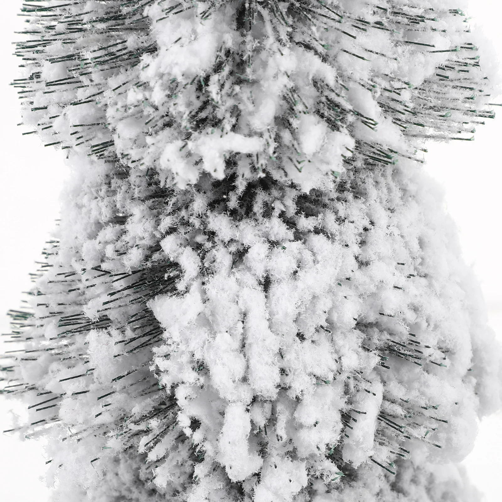 

3pcs Mini Christmas Tree 6-8 Inch Flocked Artificial Tabletop Trees With Wooden Base For Home Holiday Decor Xmas Scene Desktop