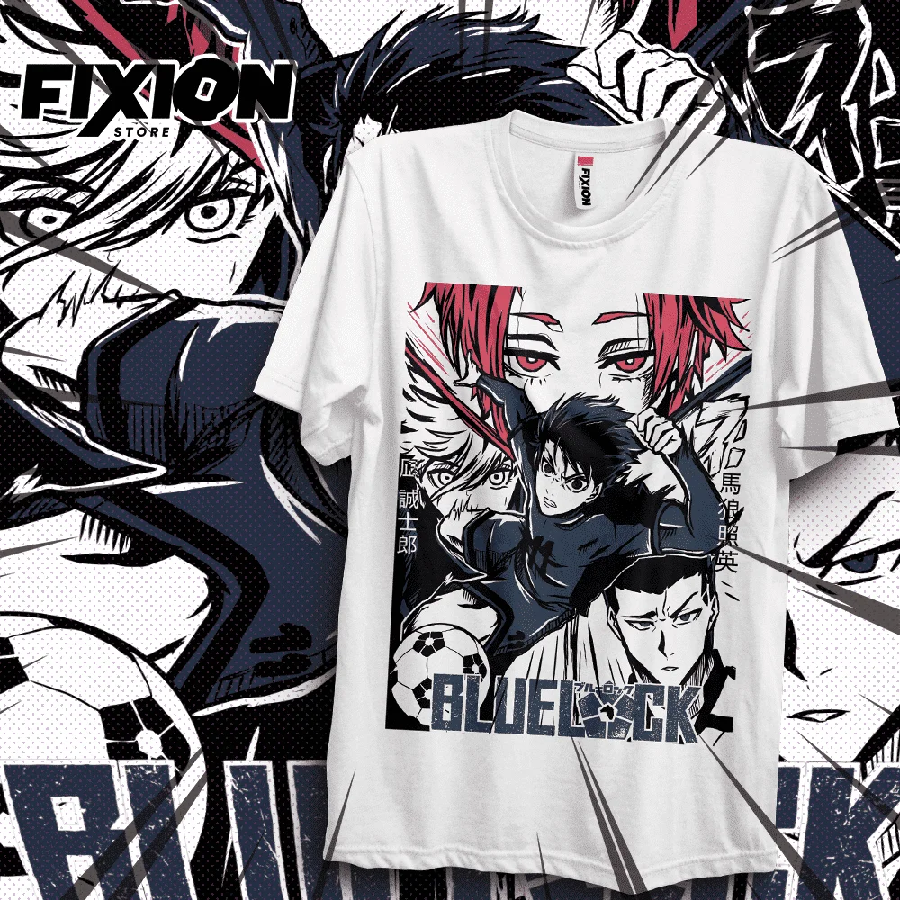 

Футболка "Манга" Blue Lock #1 (blanco) Anime Tee