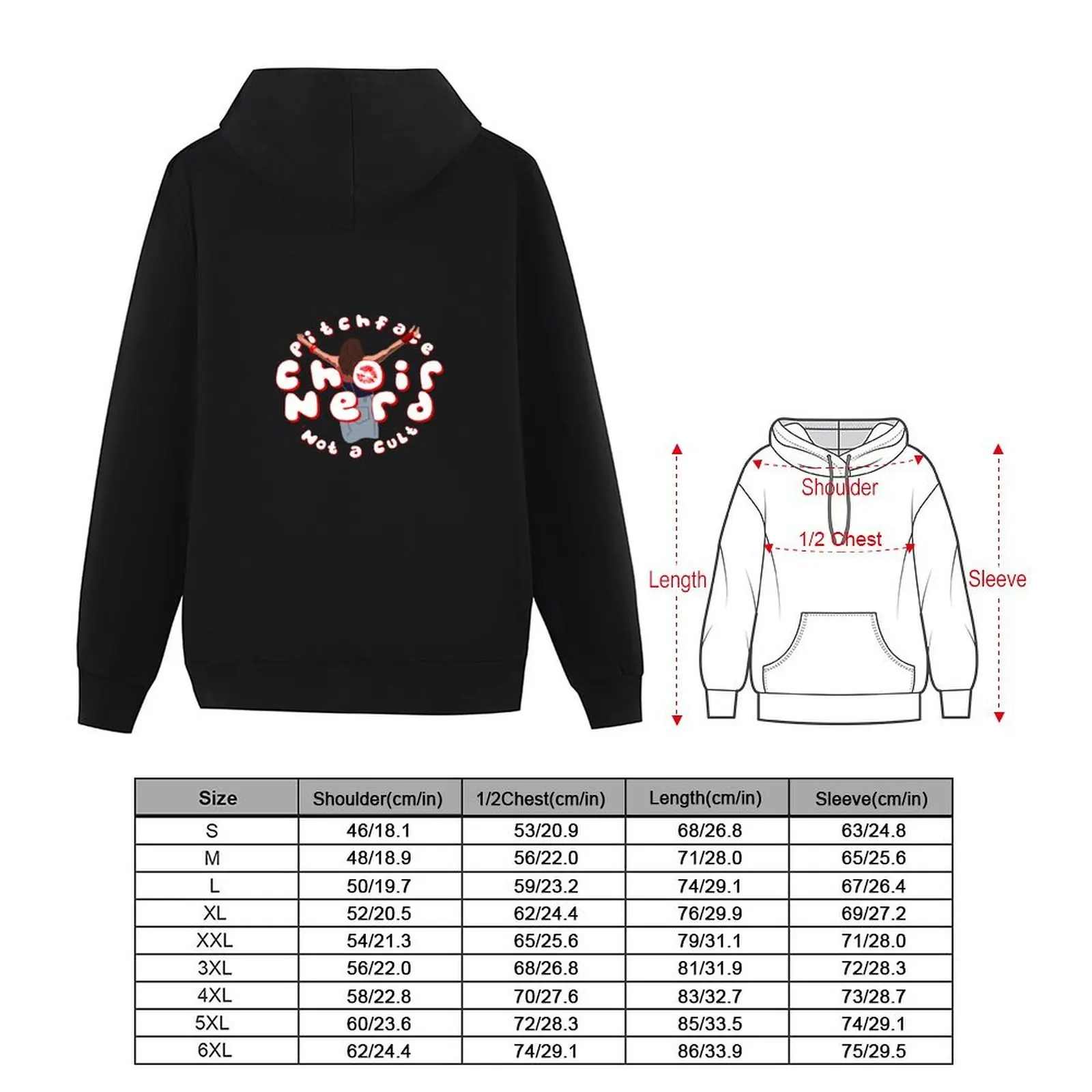 Pitchface Choir nerd Hoodie mens clothes japanese style autumn jacket men men's sweat-shirt set new in hoodies & sweatshirts
