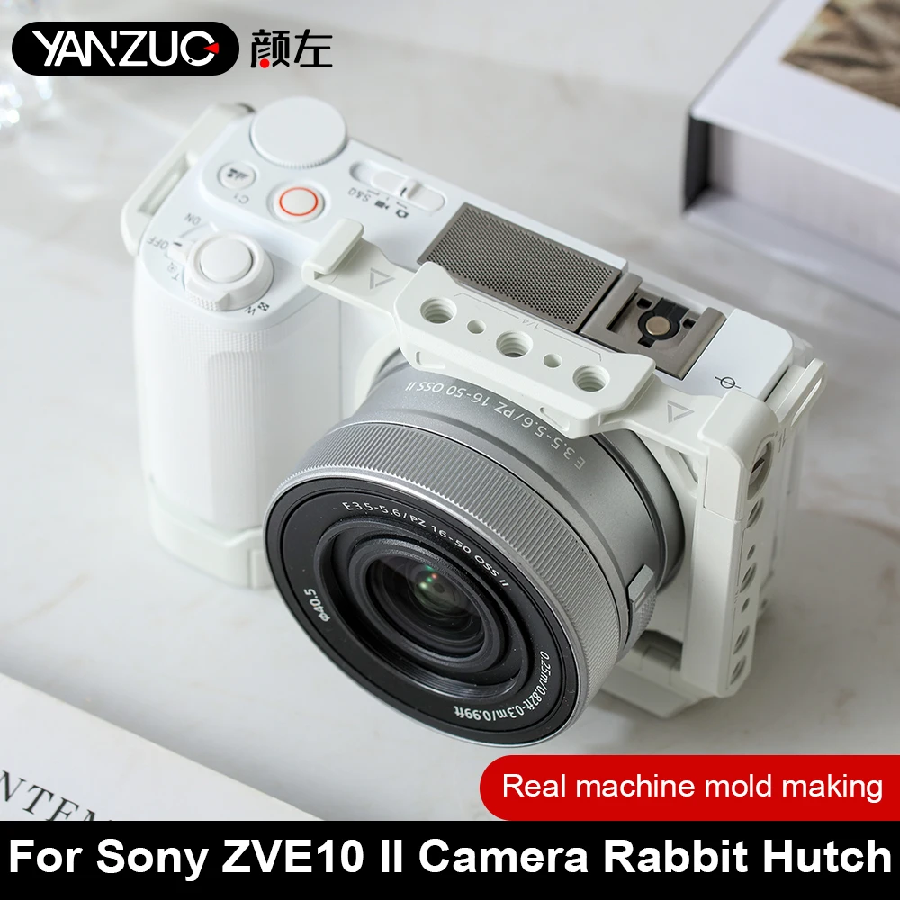 

YANZUO Aluminum Protection Frame For Sony ZVE10 II Camera RabbitCage Accessories Zve10m2 Stabilizer Metal Expansion Cage Bracket