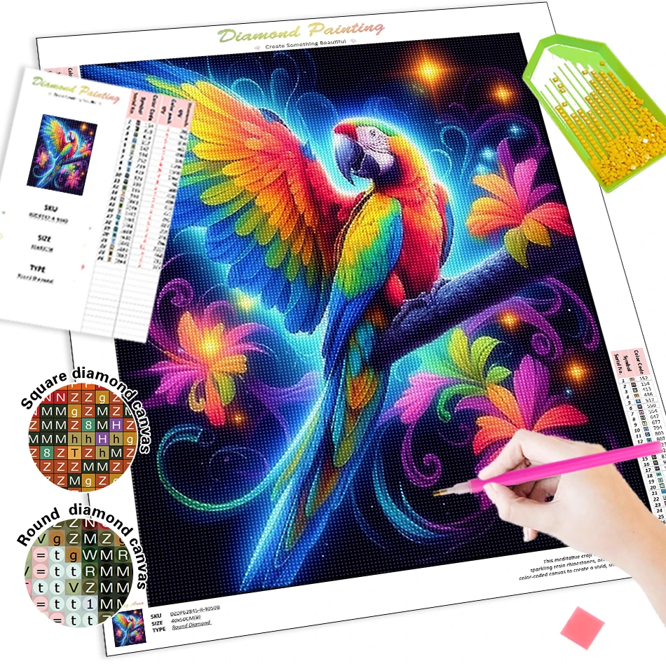 5D Diamant Malerei Tiere Diamant Bilder, um Kreuzstich Kits Stickerei Diamant Mosaik Bohrer Hause Dekoration zu machen