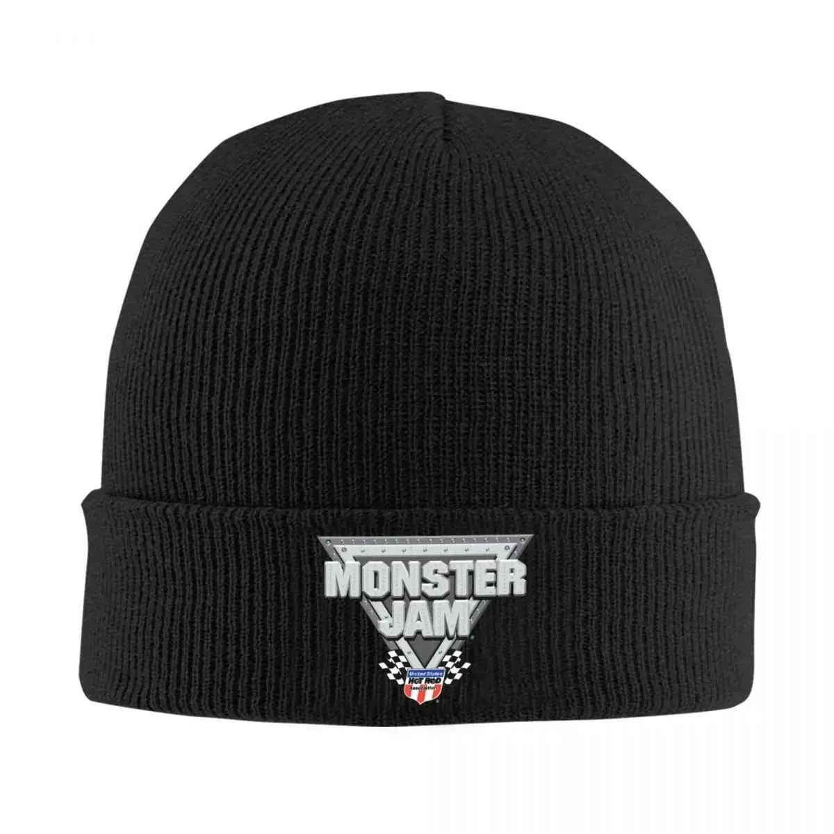 Monster Jam Knit Hat Beanies Winter Hats Warm Color Motor Racing Cap for Men Women Gifts