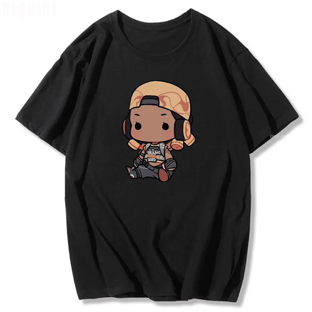 Game Valorant Cartoon Omen Viper Reyna Sova Kawaii Cotton T Shirt Men Women Fashion Cool Vintage Summer Y2k Anime Manga T-shirts