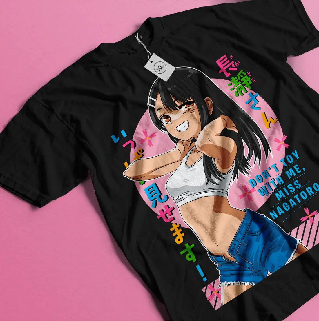 Miss Nagatoro t-Shirt don't Toy With Me Kawaii Hentai Anime Girl Shirt tutte le taglie