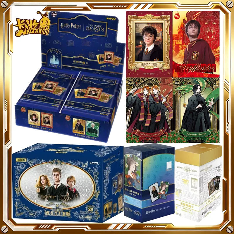 

Коллекционные карточки KAYOU Harry Potter: Стартовый набор Vol.1, Загадочная коробка, Аниме-карточки для игры, Подарки на День рождения и праздники для детей