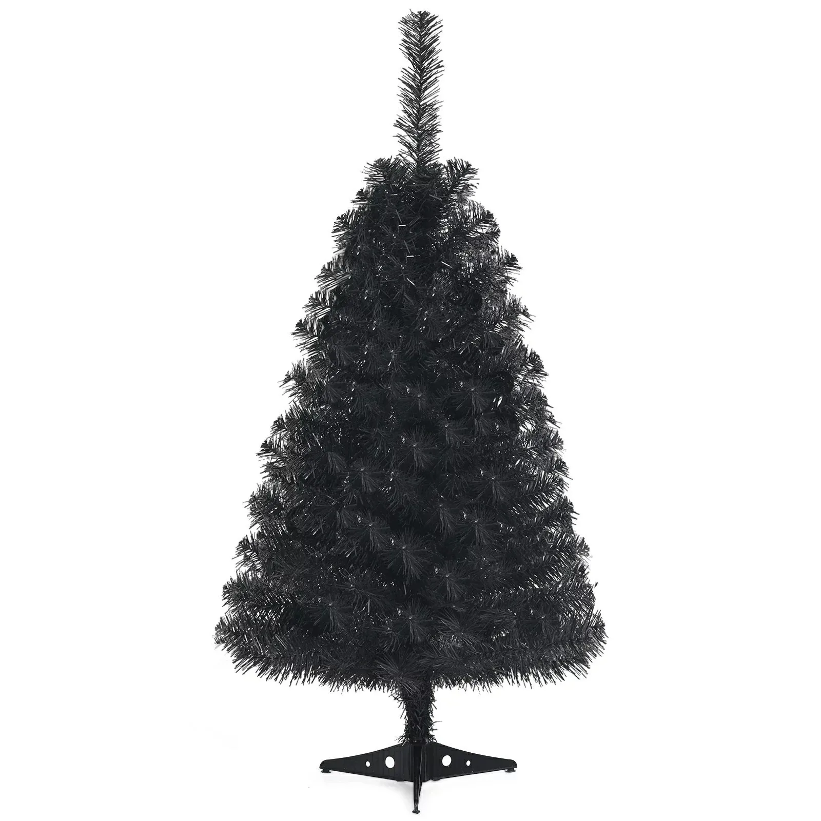 Artificial Black Christmas Tree Encrypted PVC Material Lights Christmas Decorations Christmas Atmosphere Decorations