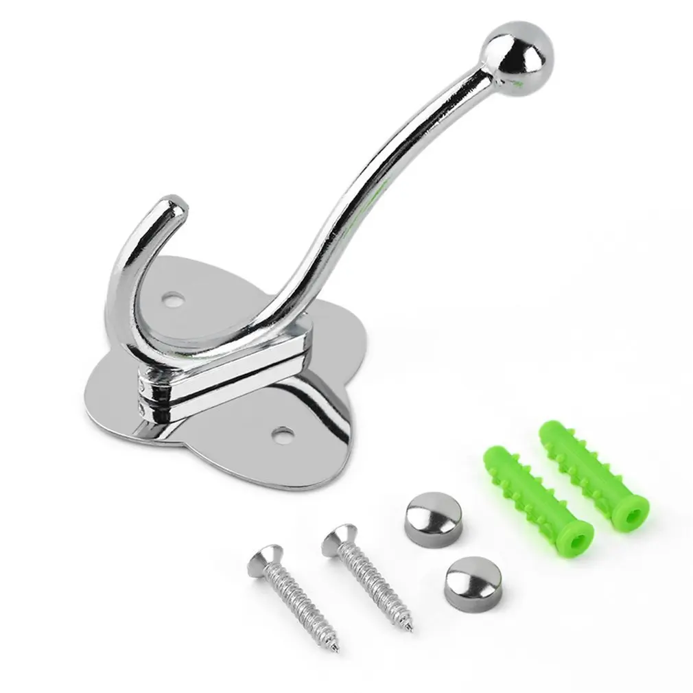 

Stainless Steel Single Wall Hanger Hooks Coat Hat Clothes Robe Holder Rack Hook Mounted Bedroom Bathroom Hardware