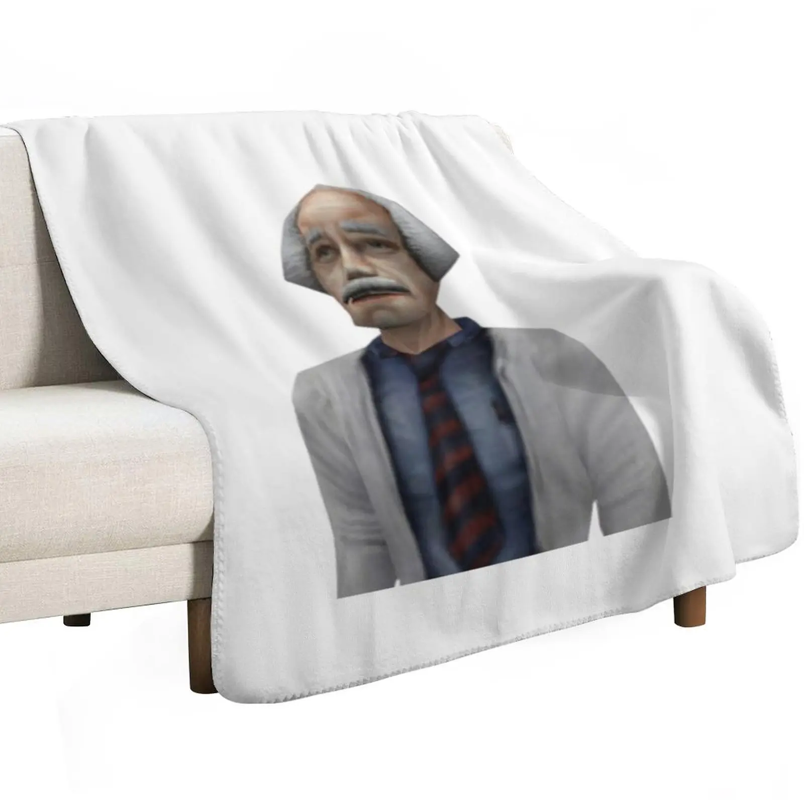 Half-Life Scientist 02 (Doctor Coomer) Throw Blanket Shaggy sofa bed Flannel Soft Big Hairys Softest Blankets
