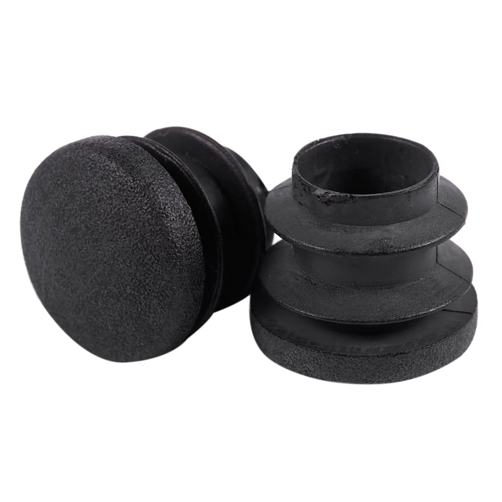 

ABJL-30Pcs Black Plastic Blanking End Cap Round Tube Insert Pipe Bung 16Mm
