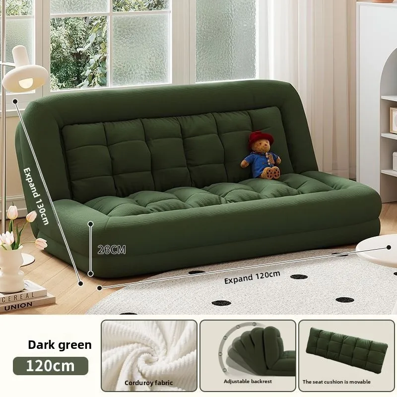 Shangsheng Double Human Sofa Bed Furniture  Sleeper Sofa Cloud Like Convertible Couch for Living Room  Small Space Corner view 5