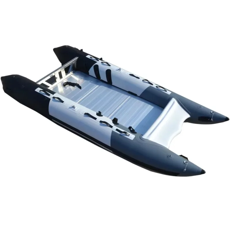 CE Certificate Korea 1.2mm Pvc 4 Passengers Inflatable  Catamaran Zapcat Thundercat for Sale