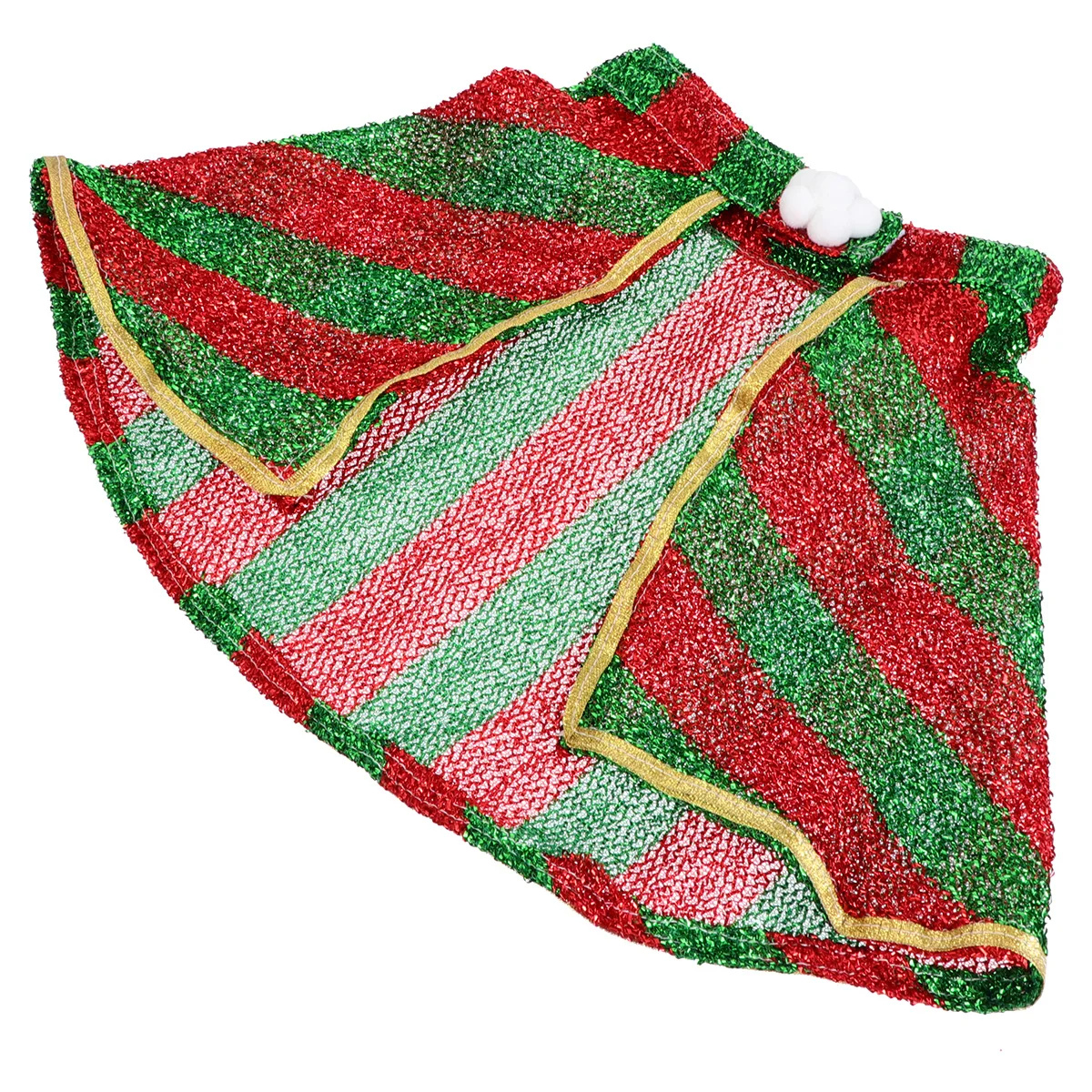 

Colorful Cloak Pet Striped Cape Transformation Outfit Christmas Costume Cloth Cosplay