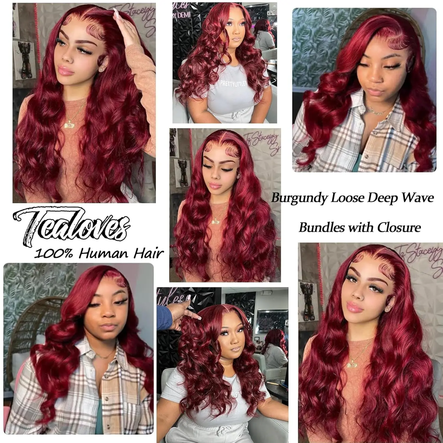 بورجوندي 99j الجسم موجة حزم الشعر البشري 30 بوصة 100% غير المجهزة النبيذ البشري الأحمر حزم الشعر 4/5 حزم لحمة مزدوجة تمديد