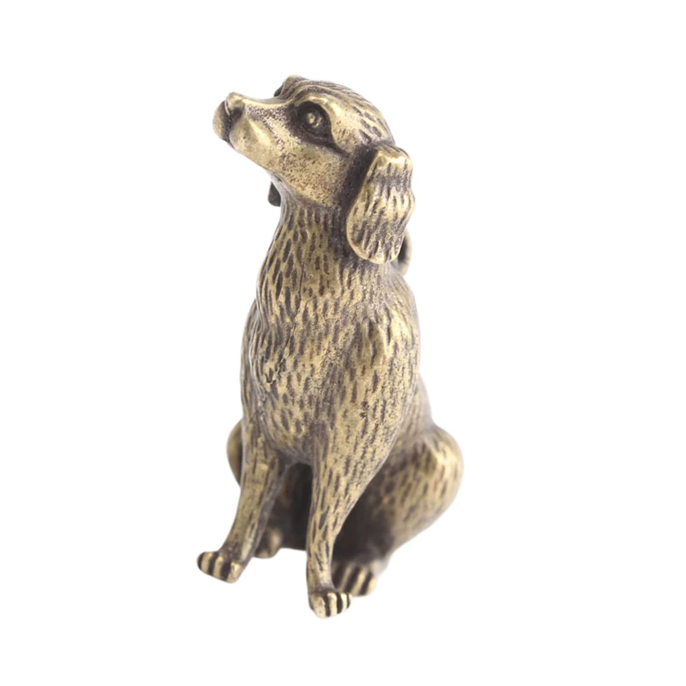 

Copper Dog Pendant Vintage DIY Charm Jewelry Making Accessory for Necklace Keychain Anklet Sweater Cellphone Decorative Gadget