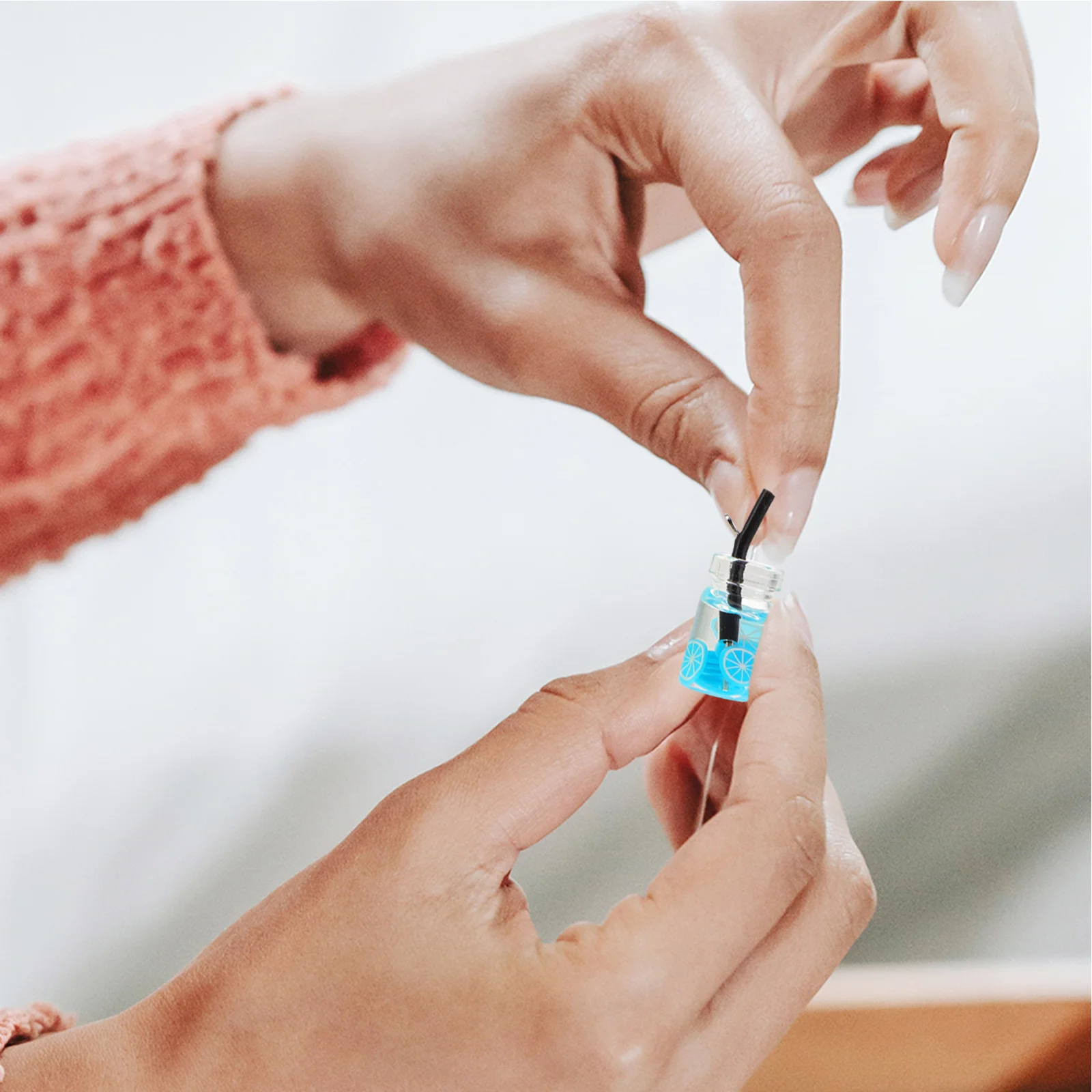 

40Pcs Acrylic Fruit Drinks Charms Mini Bottle Pendants DIY Jewelry Making Charms Keychain Craft Decorations DIY Jewelry Charm