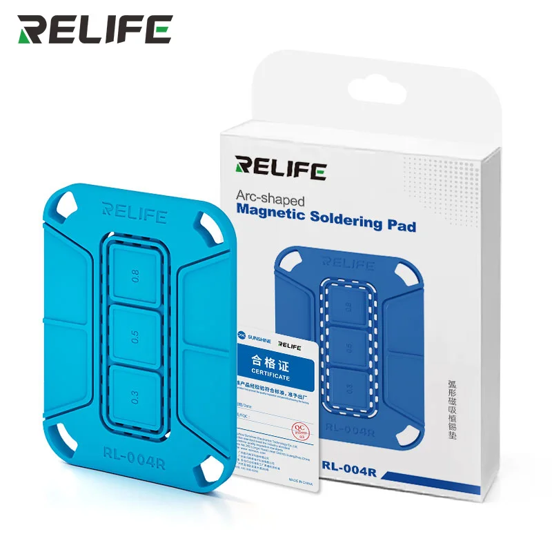 

RELIFE RL-004R Universal Anti-Slip Silicone Pad Heat Resistant Silicone for Phones BGA Chip Holder CPU Hard Drive IC Repair Tool