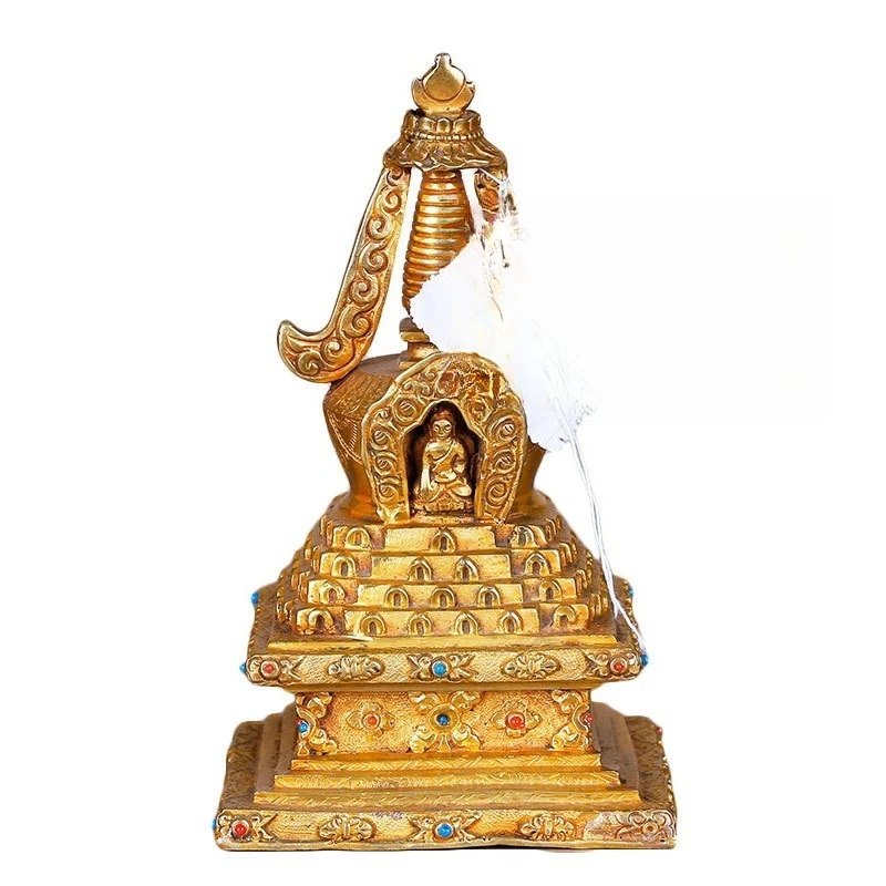 Bodhi Pagoda Tathagata Eight Pagoda Ornament Liu Buddha Pagoda Home Indoor Buddha Ornament Set of 8