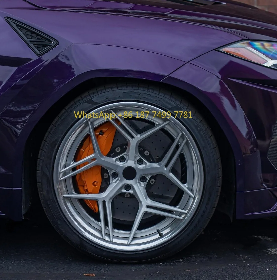 

18-24 Inch Monoblock 2 Piece Design Custom Forged Alloy Wheels for Luxury Car Rims for C8