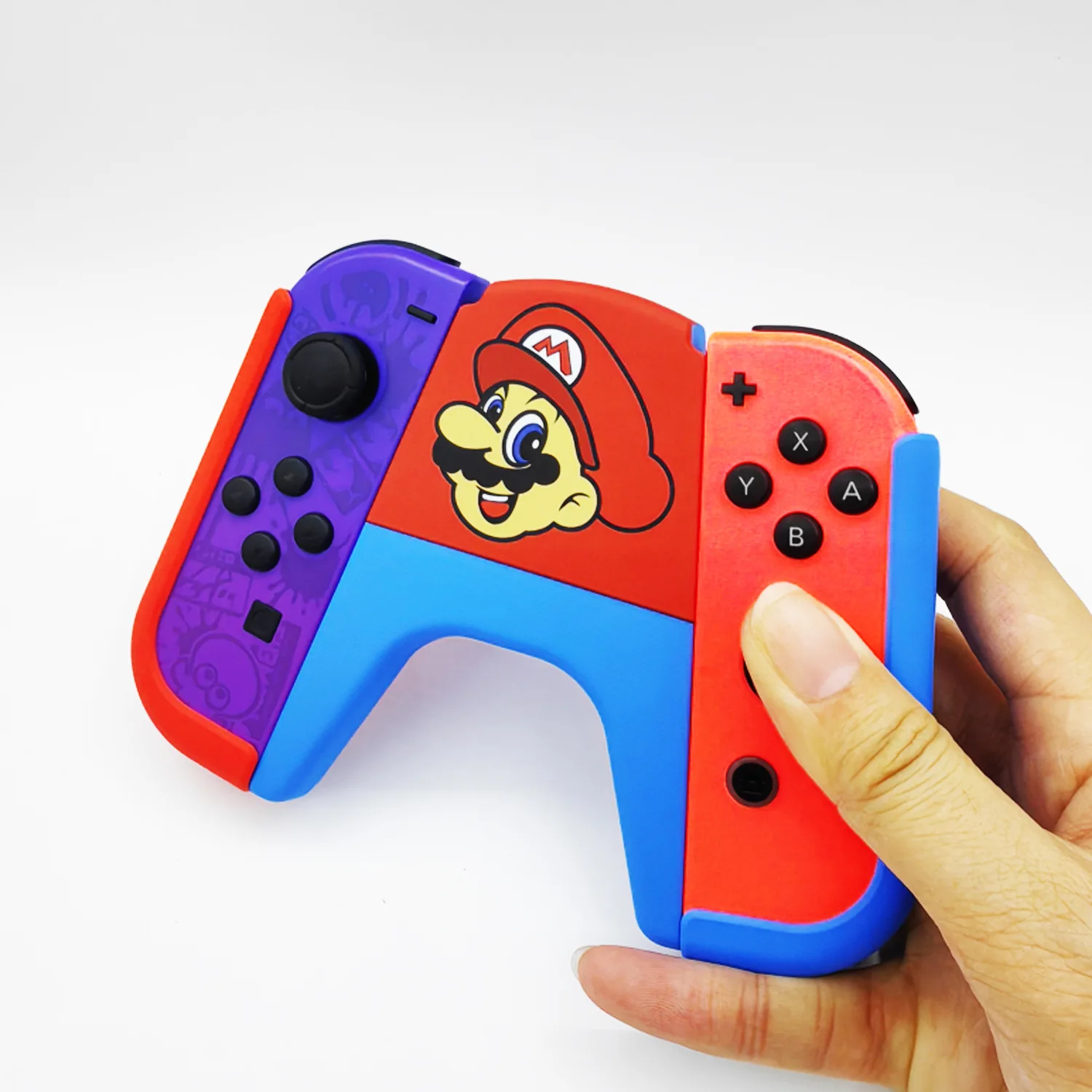 Game Controller Grip Halterung Tragbare Leichte V-förmige Spiel Griff Halterung Zubehör für Schalter OLED JOY-Con