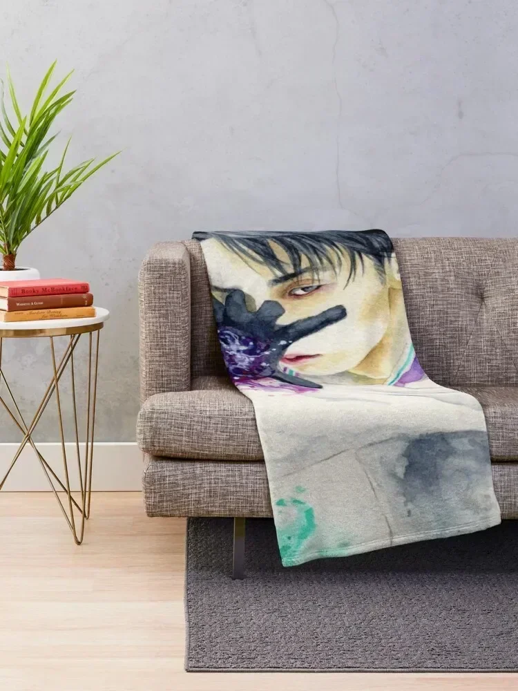 Yuzuru Hanyu - Seimei Throw Blanket Bed covers Personalized Gift Blankets