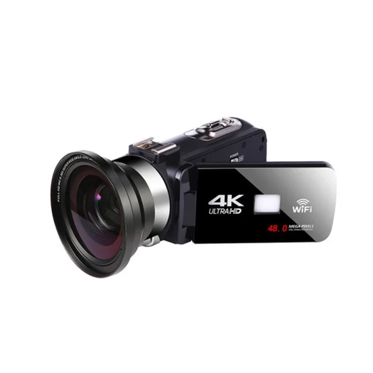 Cámara de vídeo digital profesional barata de la videocámara 4k con la visión nocturna de Ir