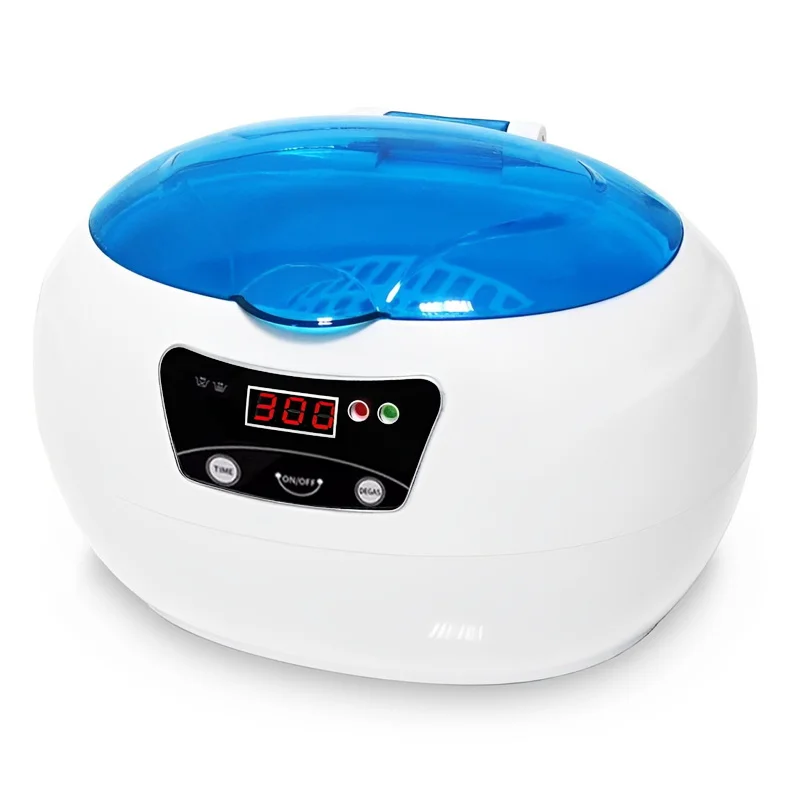 600ml Ultrasonic Cleaner Bath Timer for Jewelry Parts Glasses Manicure Stones Cutters Dental Razor Brush Ultrasound Sonic Boxc