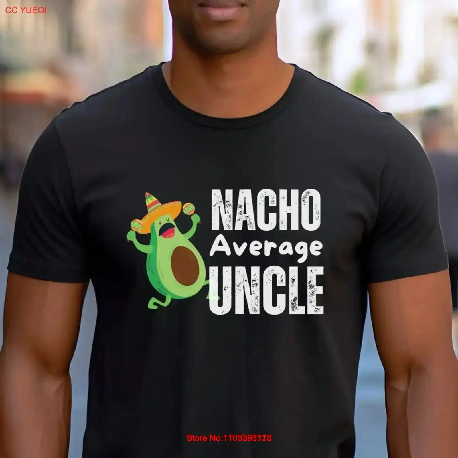Camiseta divertida de Nacho Average Uncle para el Cinco de Mayo, estilo vintage lavado, transpirable, de diseñador, informal y suave.