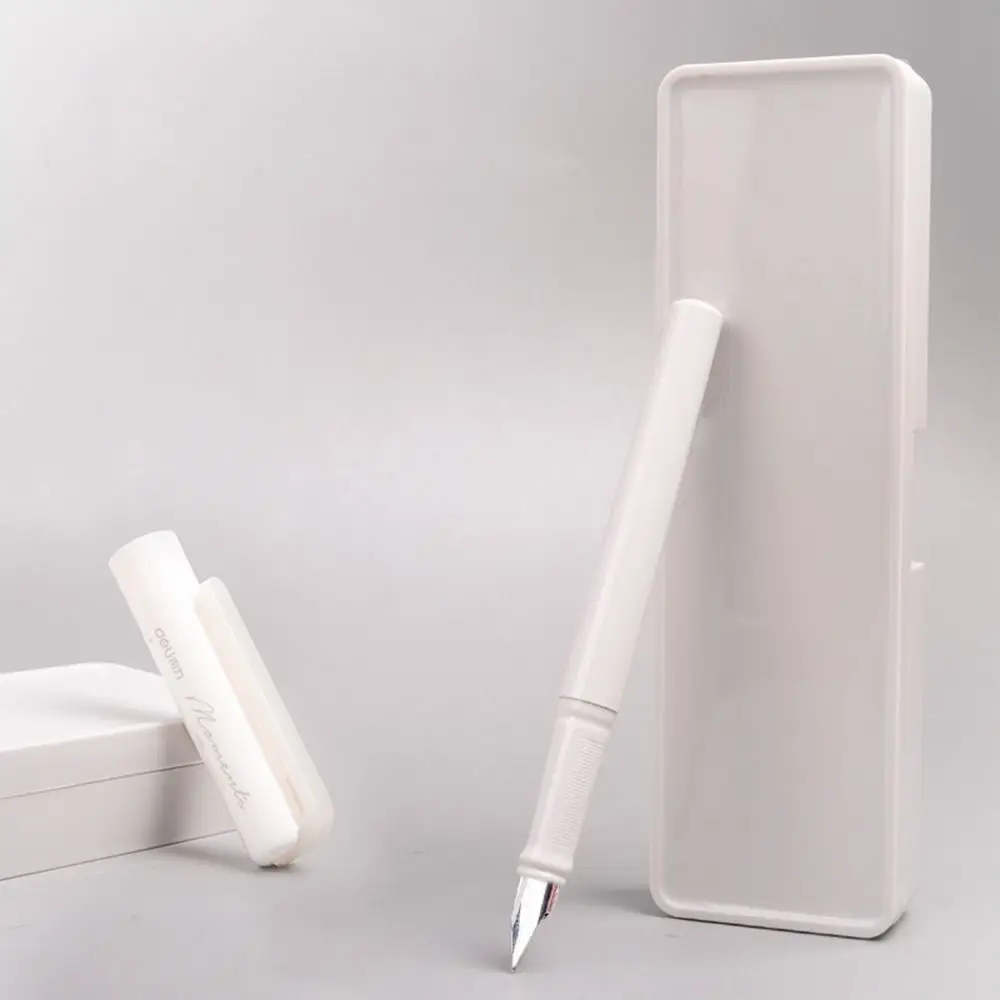 4 Color Smoothly Writing Boxed Fountain Pen Set Replaceable Ink 0.3-0.45mm Calligraphy Pen Set EF Pen Head Signature Pen School