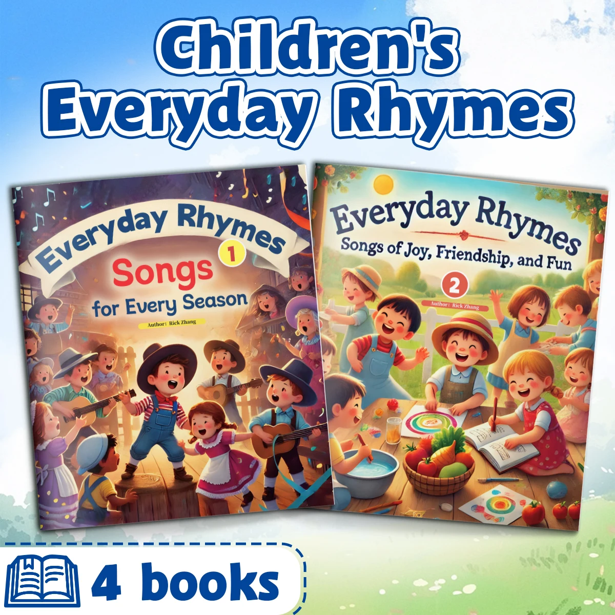 Nursery Rhyme Series Parent Child Activity Book Exquisite Cartoon Patterns Fun Learning Perfect Gift for Kids