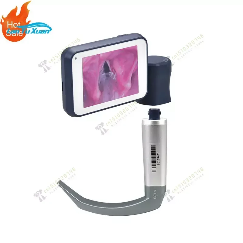 Besdata Portable Rigid Macintosh Adult Pediatric Metal Handle  Video Laryngoscope for Mcgrath   Replace