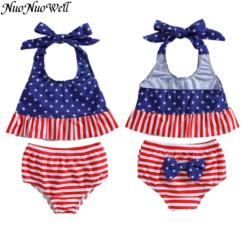 Girls Swimmsuit Newborn Tooddler Infant Swinmwear Children's Swimsuit Baby Girls Bikini Beachwear Kids Summer Bathing Suits