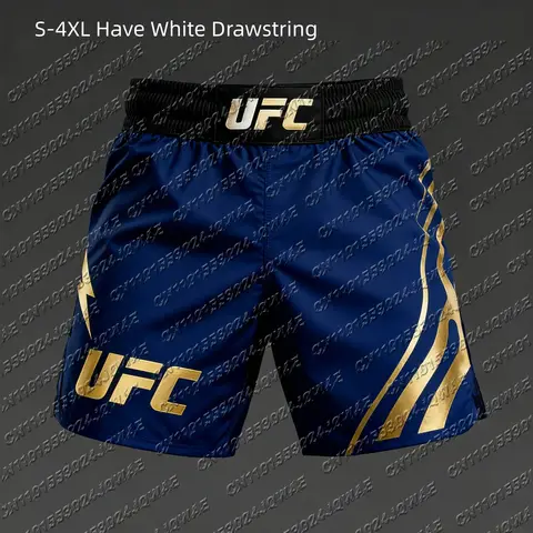 2026 New UFC Boxing Fighting Shorts Men Women Breathable Quick Drying Oversized Training Shorts Street Fashion Cool Sport Shorts
