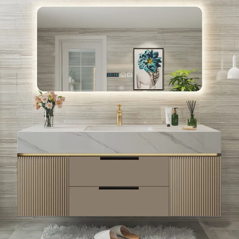 Duży skandynawski wodoodporny organizer do szafek Ceramiczny drewniany organizer Szafka do przechowywania Szuflady Armoire Rangement Meble łazienkowe