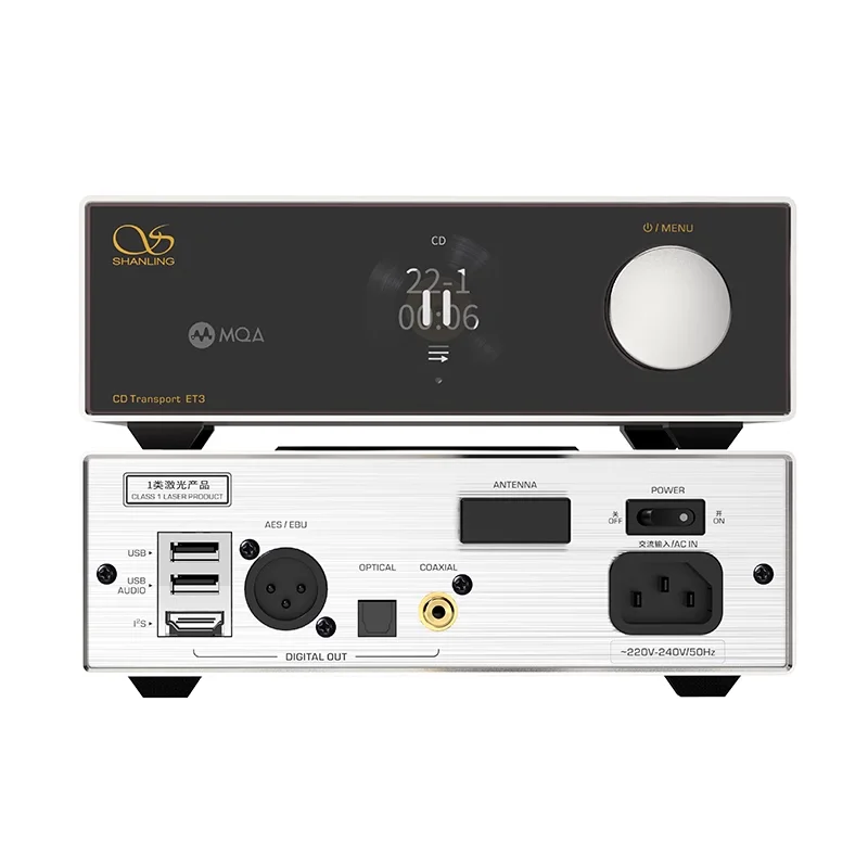 

Shanling ET3 HD CD Transport Player Full-Featured Digital Turntable Upfrequency DSD USB Output